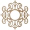 Ekena Millwork Dijon Wood Fretwork Pierced Ceiling Medallion, Red Oak, 36"OD x 11 3/4"ID x 3/8"T CMWP36X36X0375DIRO - alternate 4